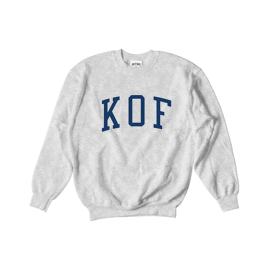 KOF Twill Crew Sweatshirt (Ash)