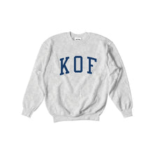 Load image into Gallery viewer, KOF Twill Crew Sweatshirt (Ash)
