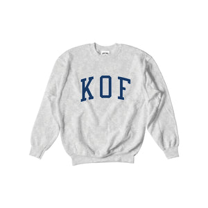 KOF Twill Crew Sweatshirt (Ash)