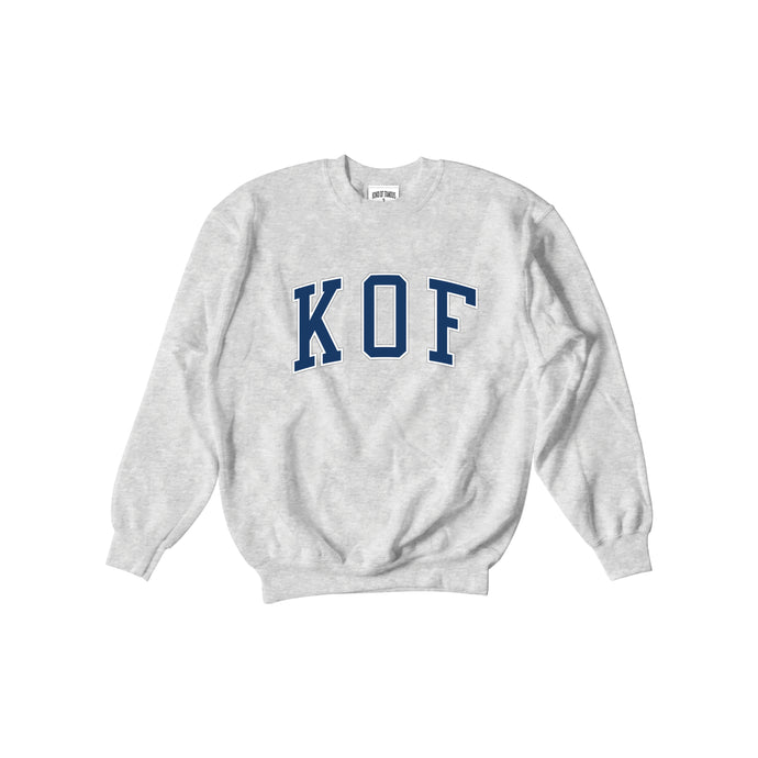 KOF Twill Crew Sweatshirt (Ash)