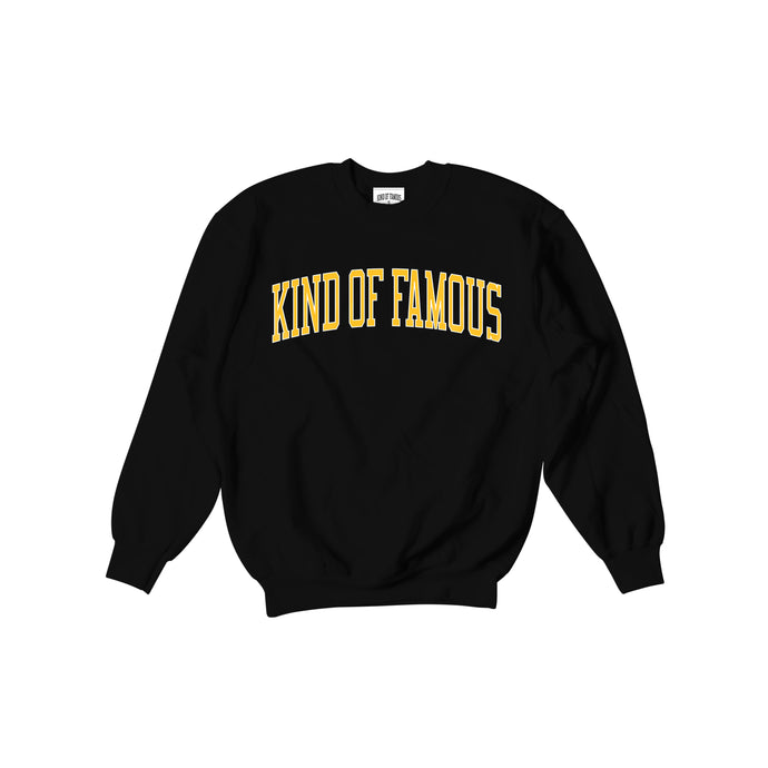 Collegiate Crew Sweatshirt (Black)