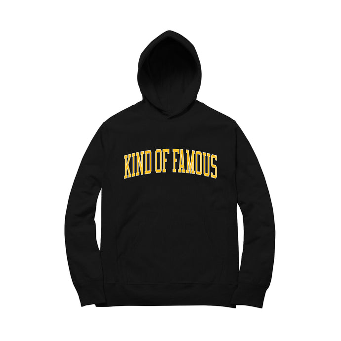 Collegiate Hooded Sweatshirt (Black)
