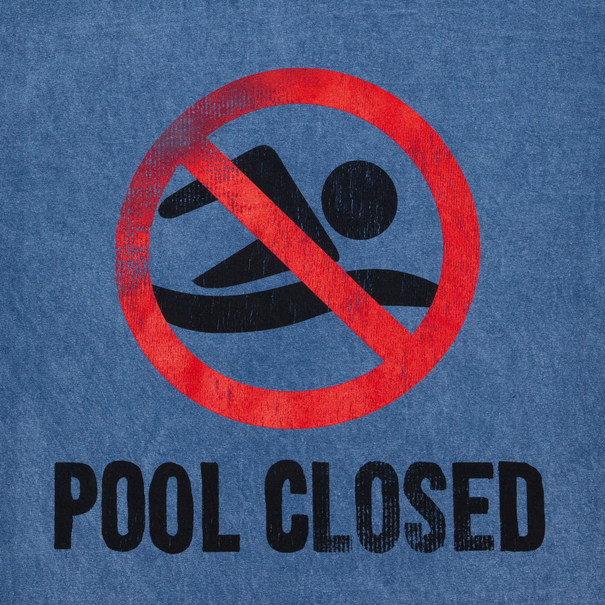 Pool Closed Tee - Indigo Blue