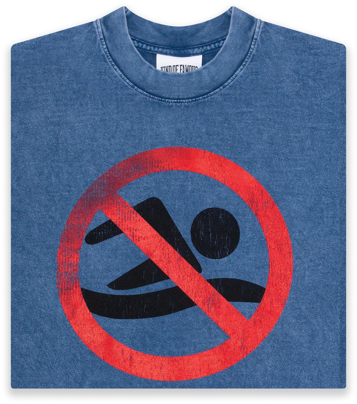 Pool Closed Tee - Indigo Blue