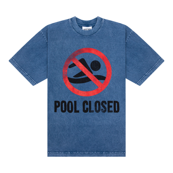 Pool Closed Tee - Indigo Blue